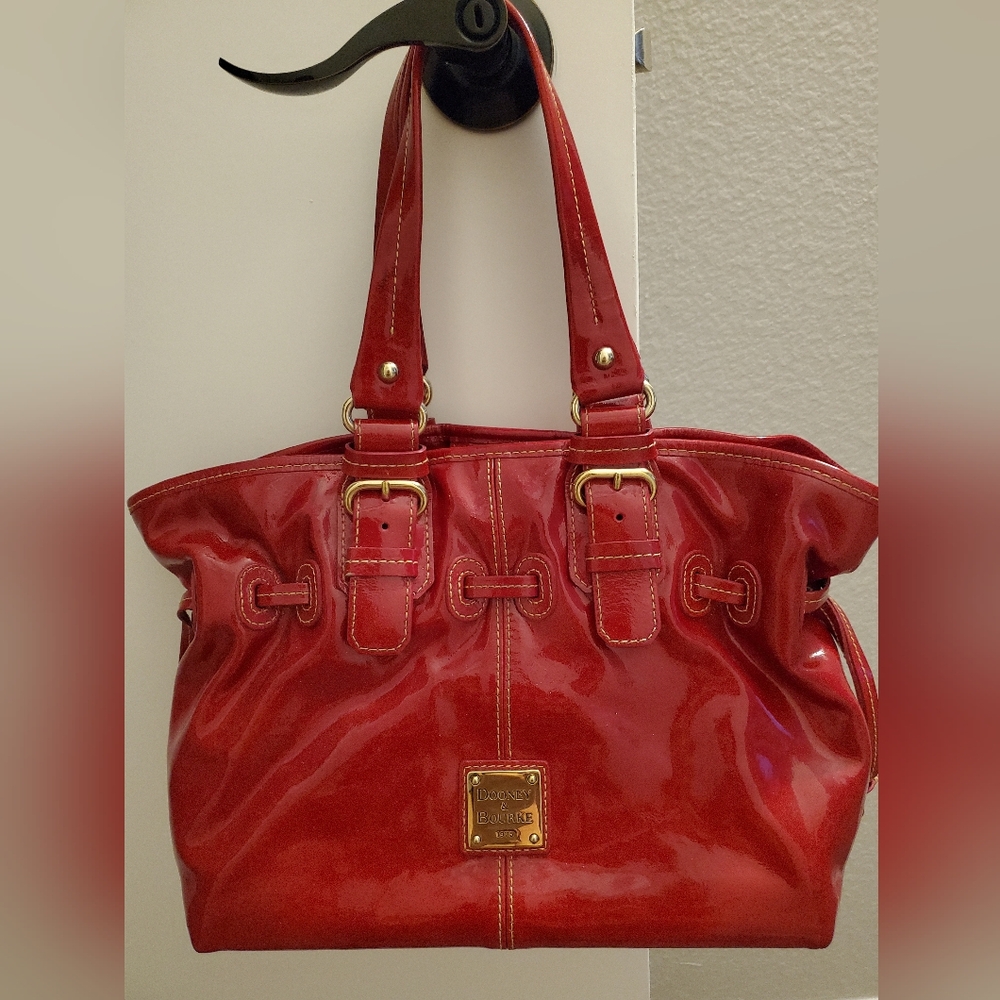 Dooney & Bourke Red Patent Leather Women's Bag